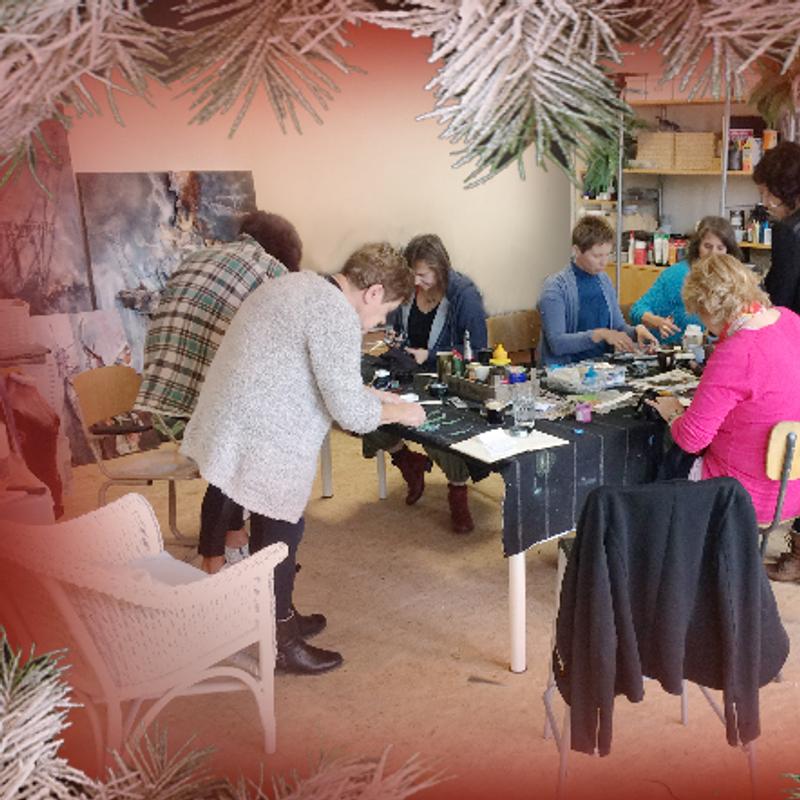 Kunst-kerstkaarten maken! — foto 2