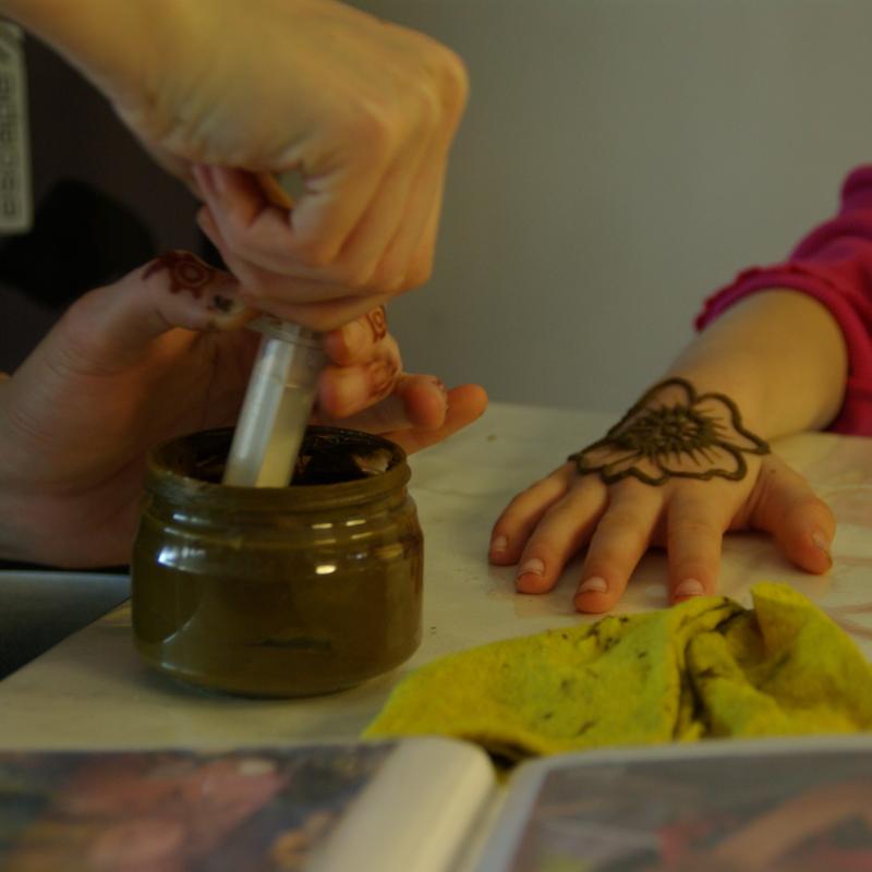 Henna kinderfeestje — foto 2