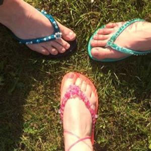 Creatieve workshop slippers versieren Apeldoorn