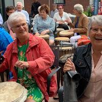 Afrikaanse percussie: djembé doundoun