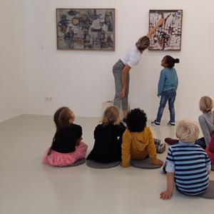 Verjaarsfeestje kinderfeestje workshop kunst kijken en maken voor kinderen 4-7 en 8-12 jaar stedelijk museum schiedam