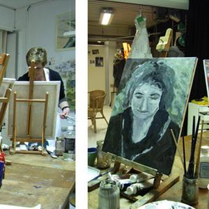 Portrettekenen- en schilderen