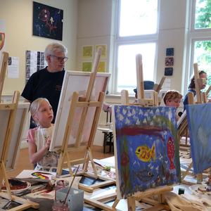 Kunstklassen workshops lessen kunst kijken en maken voor kinderen 4-7 en 8-12 jaar