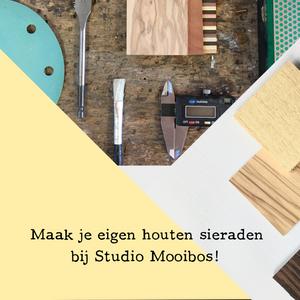 Workshop houten sieraden maken in modekwartier arnhem