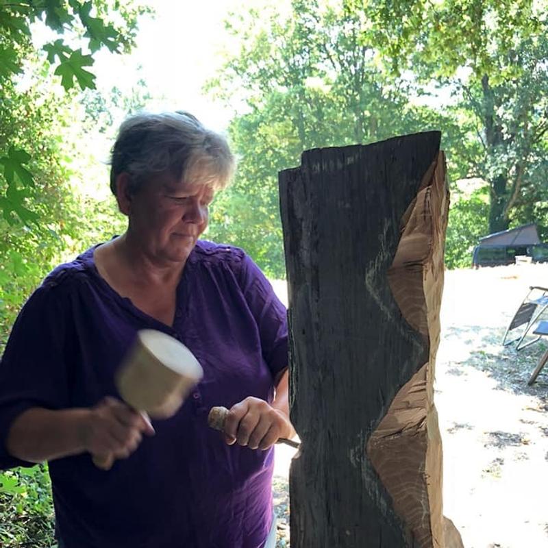 Beeldhouwen in hout — foto 2