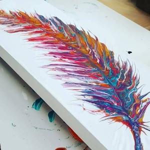 Workshop feather pour