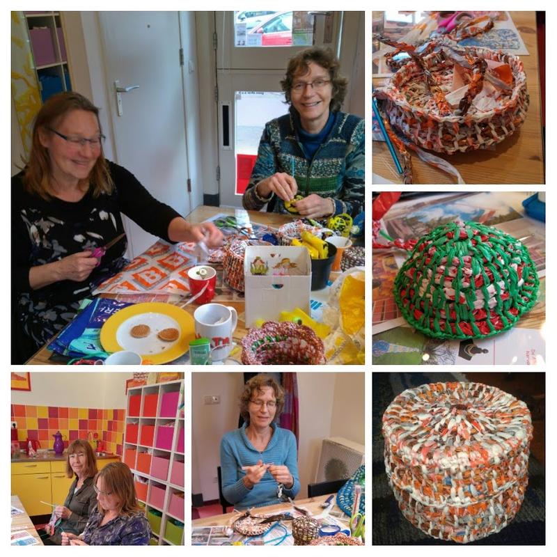 Haak-in  haken met plastic tassen - creatief hergebruik - — foto 2
