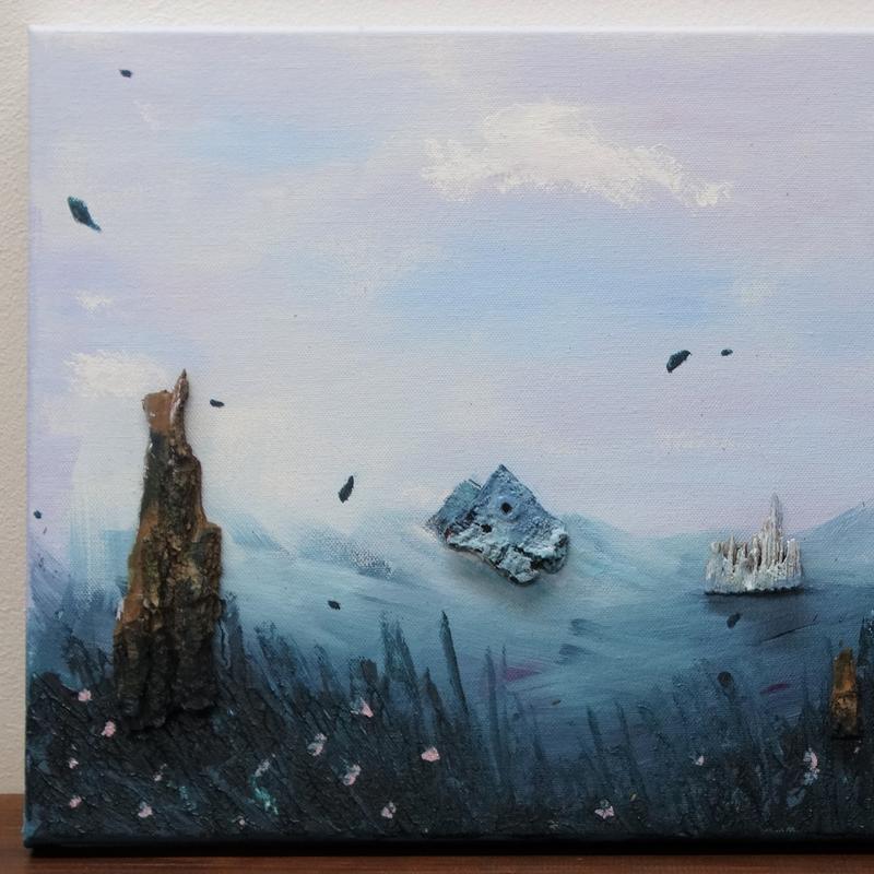 Maak een schilderij met boomschors — foto 3
