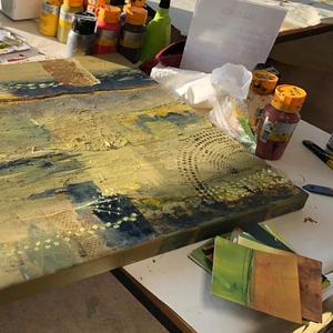 Workshop ‘abstract schilderen’ – werken met paletmes