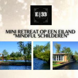 Mini retreat | mindful schilderen op een eiland