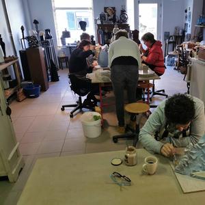 Cursus keramiek, boetseren, werken met klei