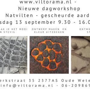 Workshop natvilten - gescheurde aarde