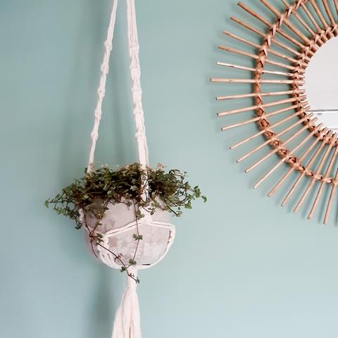 Macramé plantenhanger