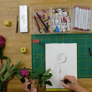 Schildercursus online - bloemen & patronen