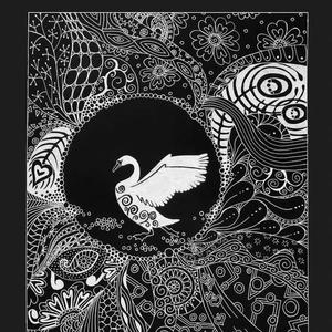 Workshop zentangle white on black